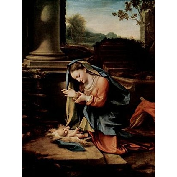 Correggio - Maria, das Kind anbetend - 100 Teile (Puzzle)