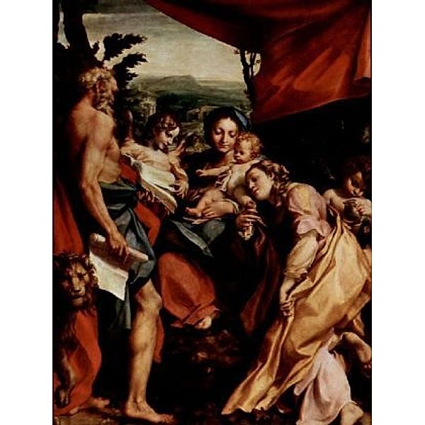 Correggio - Maria mit dem Kind, Hl. Hieronymus, Hl. Maria Magdalena, Johannes der Täufer - 100 Teile (Puzzle)