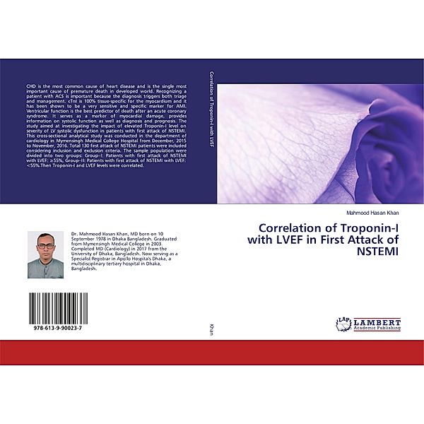 Correlation of Troponin-I with LVEF in First Attack of NSTEMI, Mahmood Hasan Khan