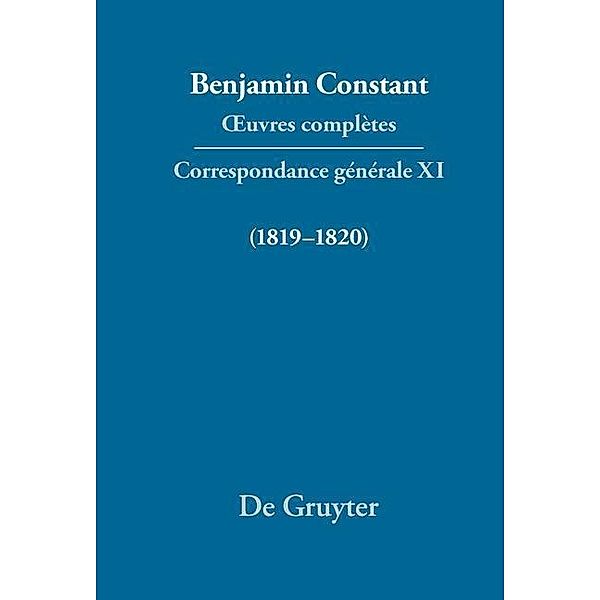 Correspondance générale 1819-1820