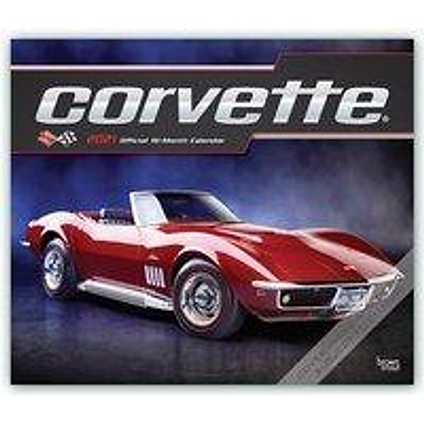 Corvette 2021 - 16-Monatskalender, BrownTrout Publisher
