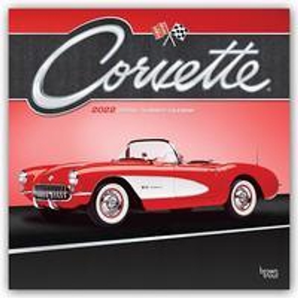 Corvette 2022 - 16-Monatskalender, BrownTrout Publisher