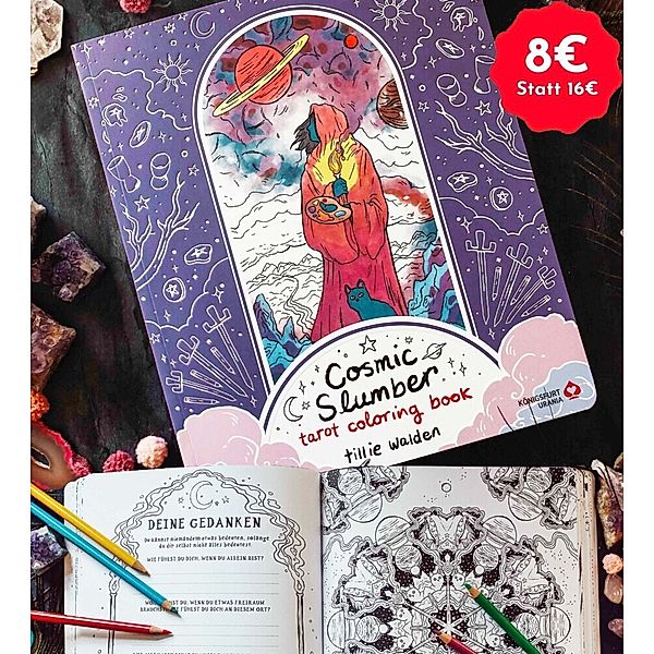 Cosmic Slumber Tarot Coloring Book, Tillie Walden