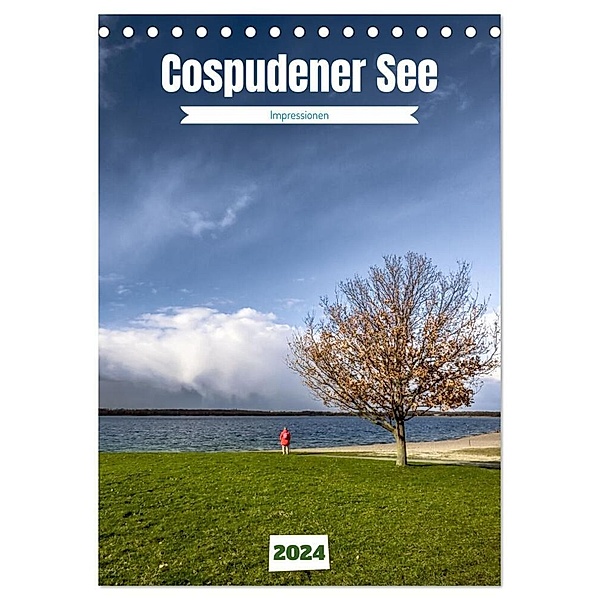 Cospudener See (Tischkalender 2024 DIN A5 hoch), CALVENDO Monatskalender, Manuela Steinbach