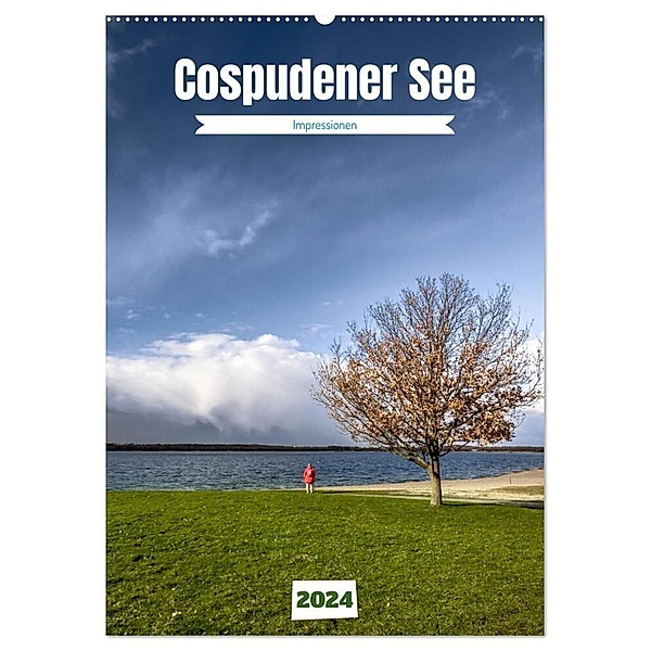 Cospudener See (Wandkalender 2024 DIN A2 hoch), CALVENDO Monatskalender, Manuela Steinbach
