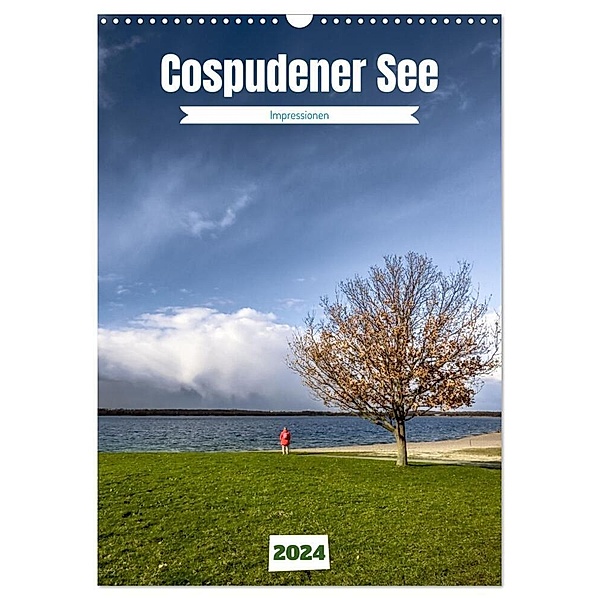 Cospudener See (Wandkalender 2024 DIN A3 hoch), CALVENDO Monatskalender, Manuela Steinbach