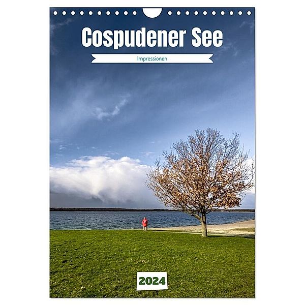 Cospudener See (Wandkalender 2024 DIN A4 hoch), CALVENDO Monatskalender, Manuela Steinbach