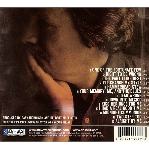 Cost Of Living, Delbert McClinton