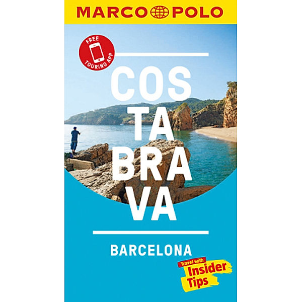 Costa Brava Marco Polo Pocket Travel Guide - with pull out map