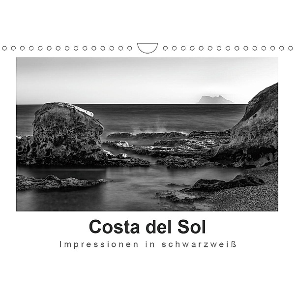 Costa del Sol Impressionen in schwarzweiß (Wandkalender 2021 DIN A4 quer), Britta Knappmann