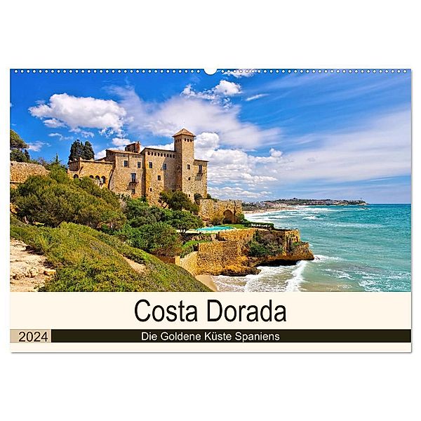 Costa Dorada - Die Goldene Küste Spaniens (Wandkalender 2024 DIN A2 quer), CALVENDO Monatskalender, LianeM