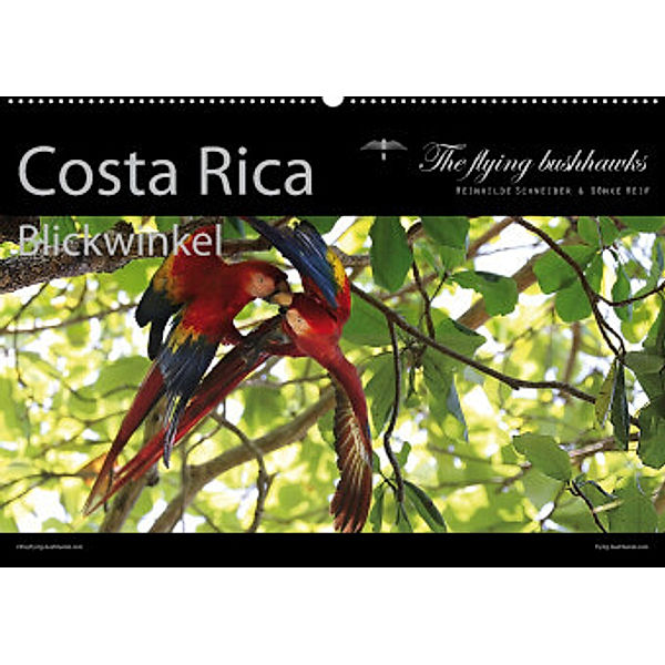 Costa Rica Blickwinkel 2022 (Wandkalender 2022 DIN A2 quer), The flying bushhawks