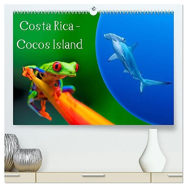 Costa Rica - Cocos Island (hochwertiger Premium Wandkalender 2024 DIN A2 quer), Kunstdruck in Hochglanz, Henry Jager