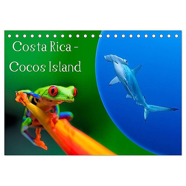 Costa Rica - Cocos Island (Tischkalender 2024 DIN A5 quer), CALVENDO Monatskalender, Henry Jager