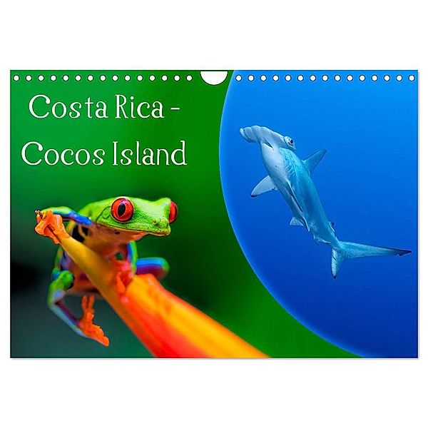 Costa Rica - Cocos Island (Wandkalender 2024 DIN A4 quer), CALVENDO Monatskalender, Henry Jager