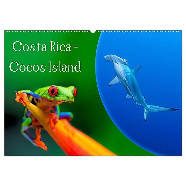 Costa Rica - Cocos Island (Wandkalender 2025 DIN A2 quer), CALVENDO Monatskalender, Calvendo, Henry Jager