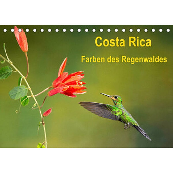 Costa Rica - Farben des Regenwaldes (Tischkalender 2022 DIN A5 quer), Akrema-Photography