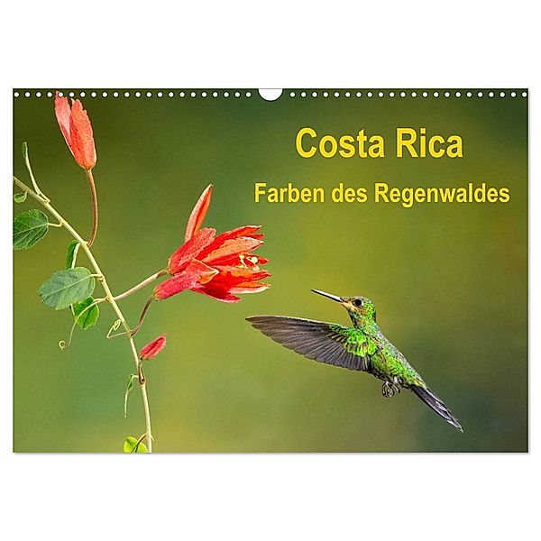 Costa Rica - Farben des Regenwaldes (Wandkalender 2024 DIN A3 quer), CALVENDO Monatskalender, Akrema-Photography