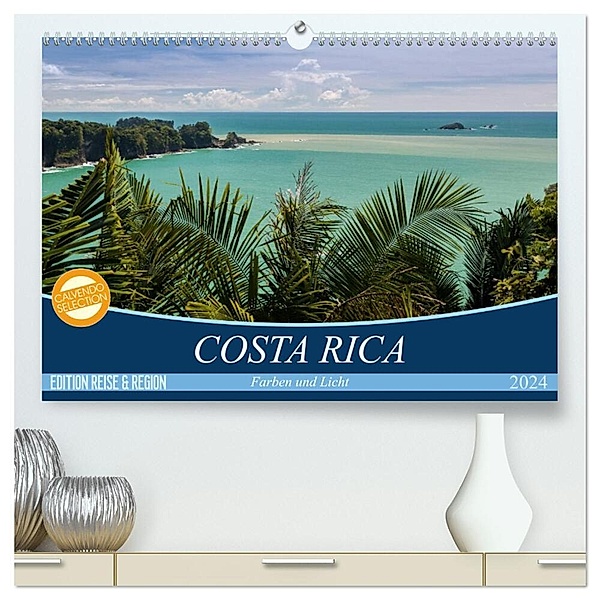 COSTA RICA Farben und Licht (hochwertiger Premium Wandkalender 2024 DIN A2 quer), Kunstdruck in Hochglanz, Thomas Gerber