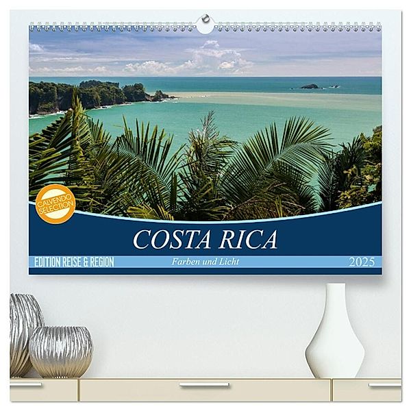 COSTA RICA Farben und Licht (hochwertiger Premium Wandkalender 2025 DIN A2 quer), Kunstdruck in Hochglanz, Calvendo, Thomas Gerber