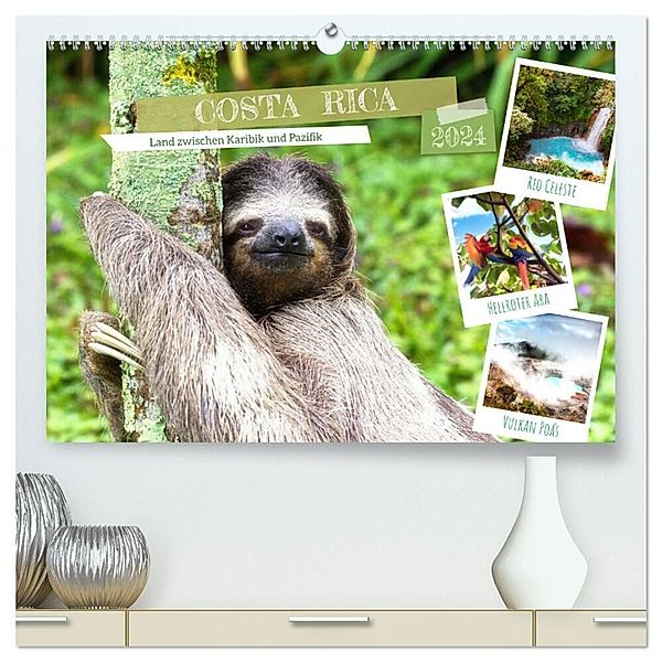 Costa Rica - Land zwischen Karibik und Pazifik (hochwertiger Premium Wandkalender 2024 DIN A2 quer), Kunstdruck in Hochglanz, Tilo Grellmann Photography