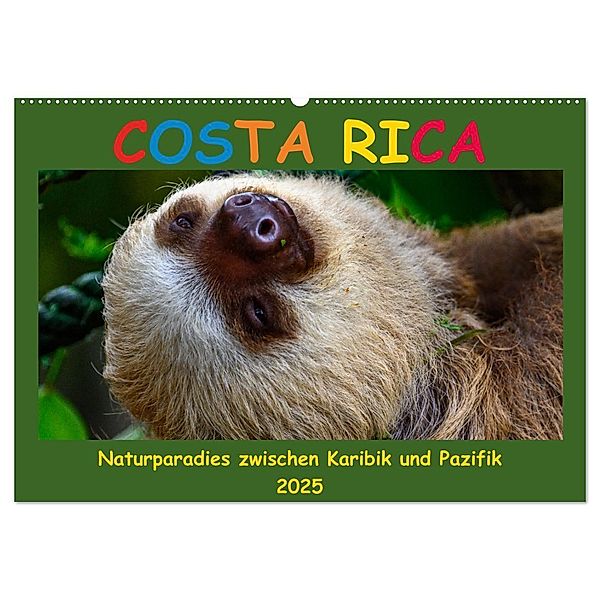 Costa Rica - Naturparadies zwischen Karibik und Pazifik (Wandkalender 2025 DIN A2 quer), CALVENDO Monatskalender, Calvendo, Ralf Schwertle