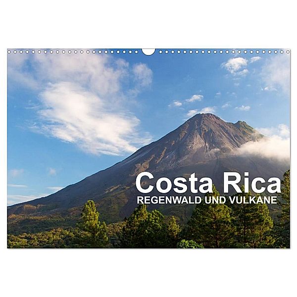 Costa Rica - Regenwald und Vulkane (Wandkalender 2024 DIN A3 quer), CALVENDO Monatskalender, Akrema-Photography