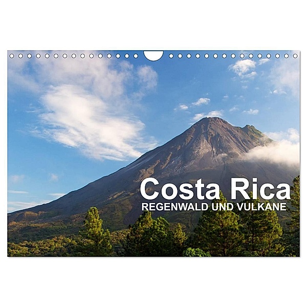 Costa Rica - Regenwald und Vulkane (Wandkalender 2024 DIN A4 quer), CALVENDO Monatskalender, Akrema-Photography
