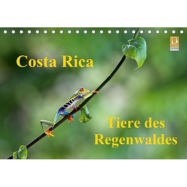 Costa Rica - Tiere des Regenwaldes (Tischkalender 2020 DIN A5 quer)