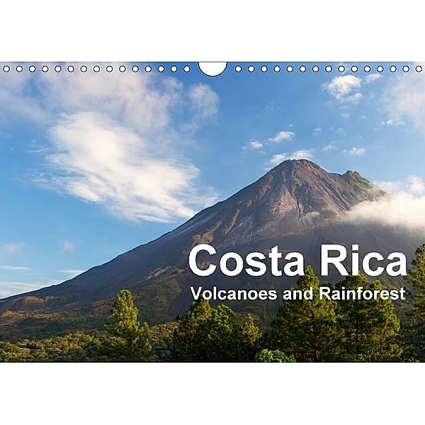 Costa Rica Volcanoes and Rainforest (Wall Calendar 2017 DIN A4 Landscape), Akrema-Photography