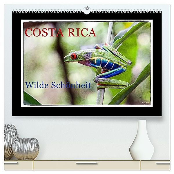 Costa Rica - Wilde Schönheit (hochwertiger Premium Wandkalender 2025 DIN A2 quer), Kunstdruck in Hochglanz, Calvendo, Heribert Adams