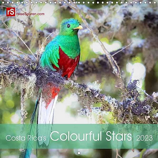 Costa Rica's Colourful Stars 2022 (Wall Calendar 2023 300 × 300 mm Square), Uwe Bergwitz