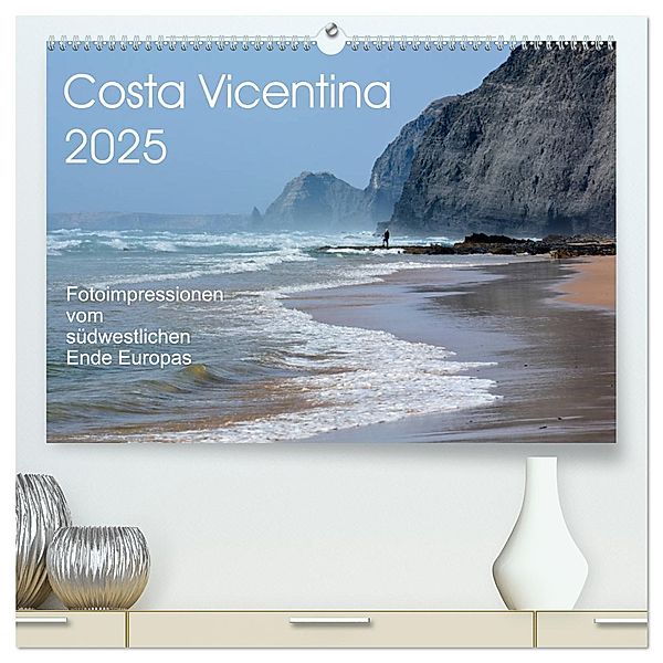 Costa Vicentina (hochwertiger Premium Wandkalender 2025 DIN A2 quer), Kunstdruck in Hochglanz, Calvendo, Bettina Schnittert