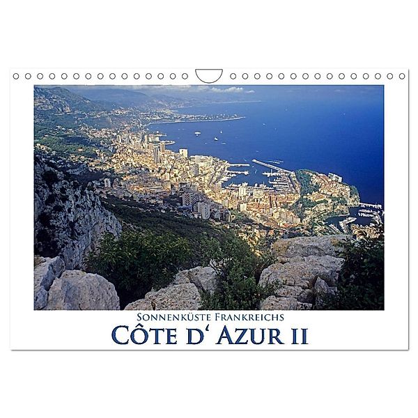 Cote d' Azur II - Sonnenküste Frankreichs (Wandkalender 2024 DIN A4 quer), CALVENDO Monatskalender, Rick Janka