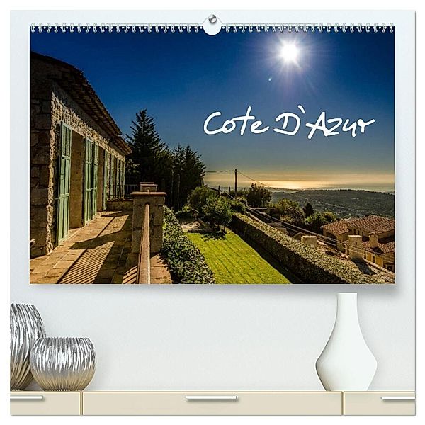 Cote D`Azur (hochwertiger Premium Wandkalender 2024 DIN A2 quer), Kunstdruck in Hochglanz, strandmann@online.de
