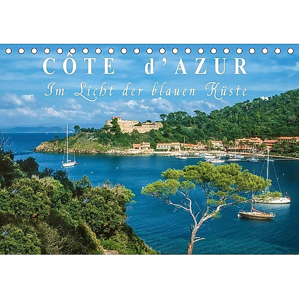 Cote d'Azur - Im Licht der blauen Küste (Tischkalender 2021 DIN A5 quer), Christian Müringer