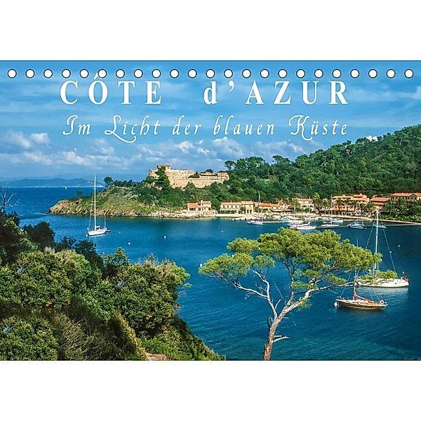 Cote d'Azur - Im Licht der blauen Küste (Tischkalender 2023 DIN A5 quer), Christian Müringer