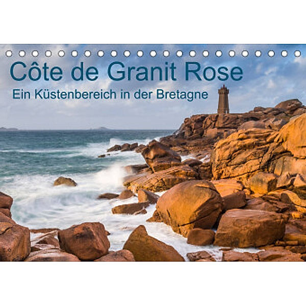 Côte de Granit Rose - Ein Küstenbereich in der Bretagne (Tischkalender 2022 DIN A5 quer), Klaus Hoffmann