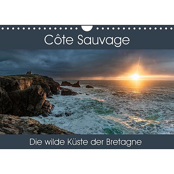 Côte Sauvage - Die wilde Küste der Bretagne (Wandkalender 2023 DIN A4 quer), Thomas Gerber