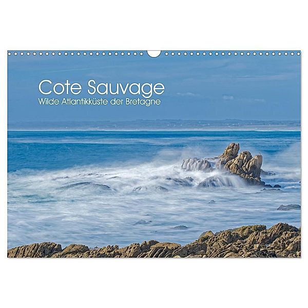 Cote Sauvage. Wilde Atlantikküste der Bretagne. (Wandkalender 2025 DIN A3 quer), CALVENDO Monatskalender, Calvendo, Markus Beck