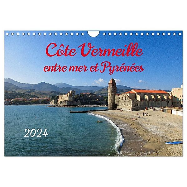 Côte Vermeille entre mer et Pyrénées (Calendrier mural 2024 DIN A4 horizontal), Rolf Hartwig