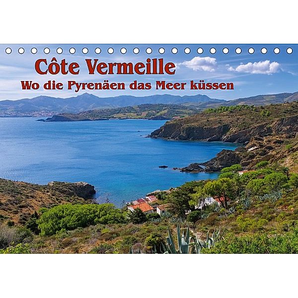 Cote Vermeille - Wo die Pyrenäen das Meer küssen (Tischkalender 2021 DIN A5 quer), LianeM