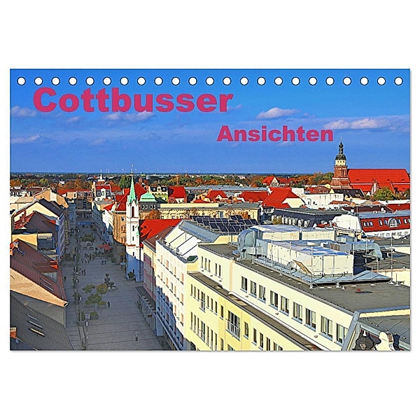 Cottbusser Ansichten (Tischkalender 2024 DIN A5 quer), CALVENDO Monatskalender, Bernd Witkowski