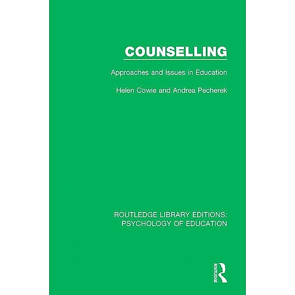 Counselling, Helen Cowie, Andrea Pecherek