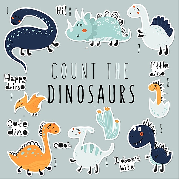 Count the Dinosaurs, Children Book