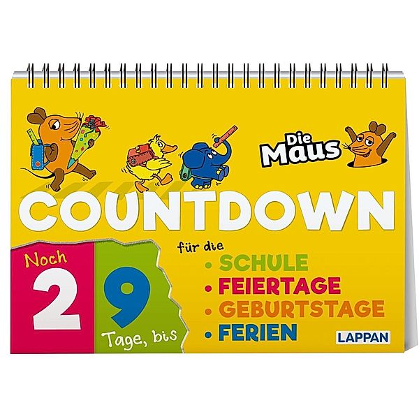 Countdown für die Schule mit der Maus