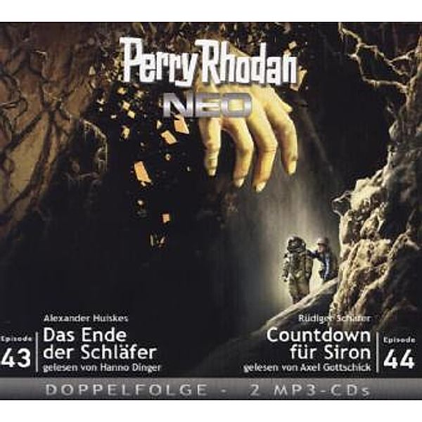 Countdown für Siron / Perry Rhodan - Neo Band 43+44: Das Ender der Schläfer (MP3-CD), Alexander Huiskes, Rüdiger Schäfer