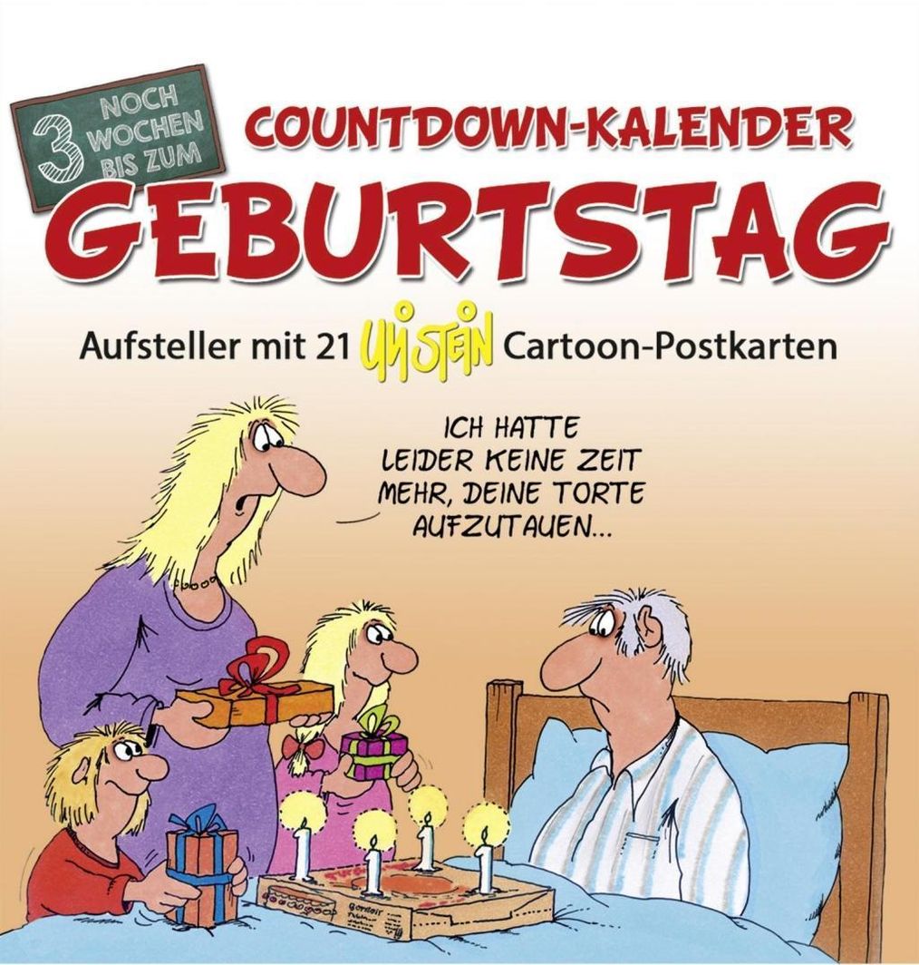 Countdown-Kalender Geburtstag - Kalender bei Weltbild.de kaufen