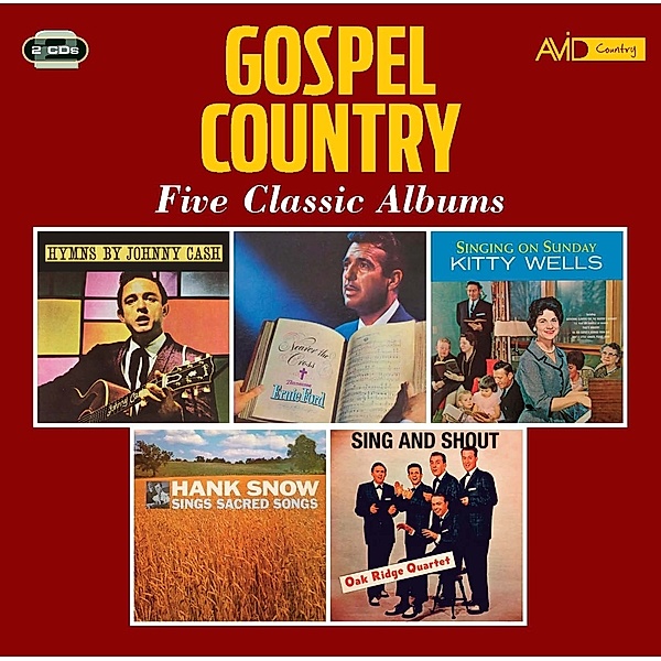 Country Gospel-Five Classic Albums, Diverse Interpreten