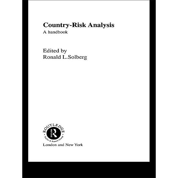 Country Risk Analysis, Ronald L. Solberg